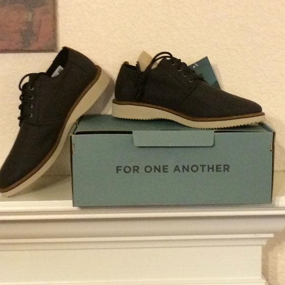 toms preston leather brogue